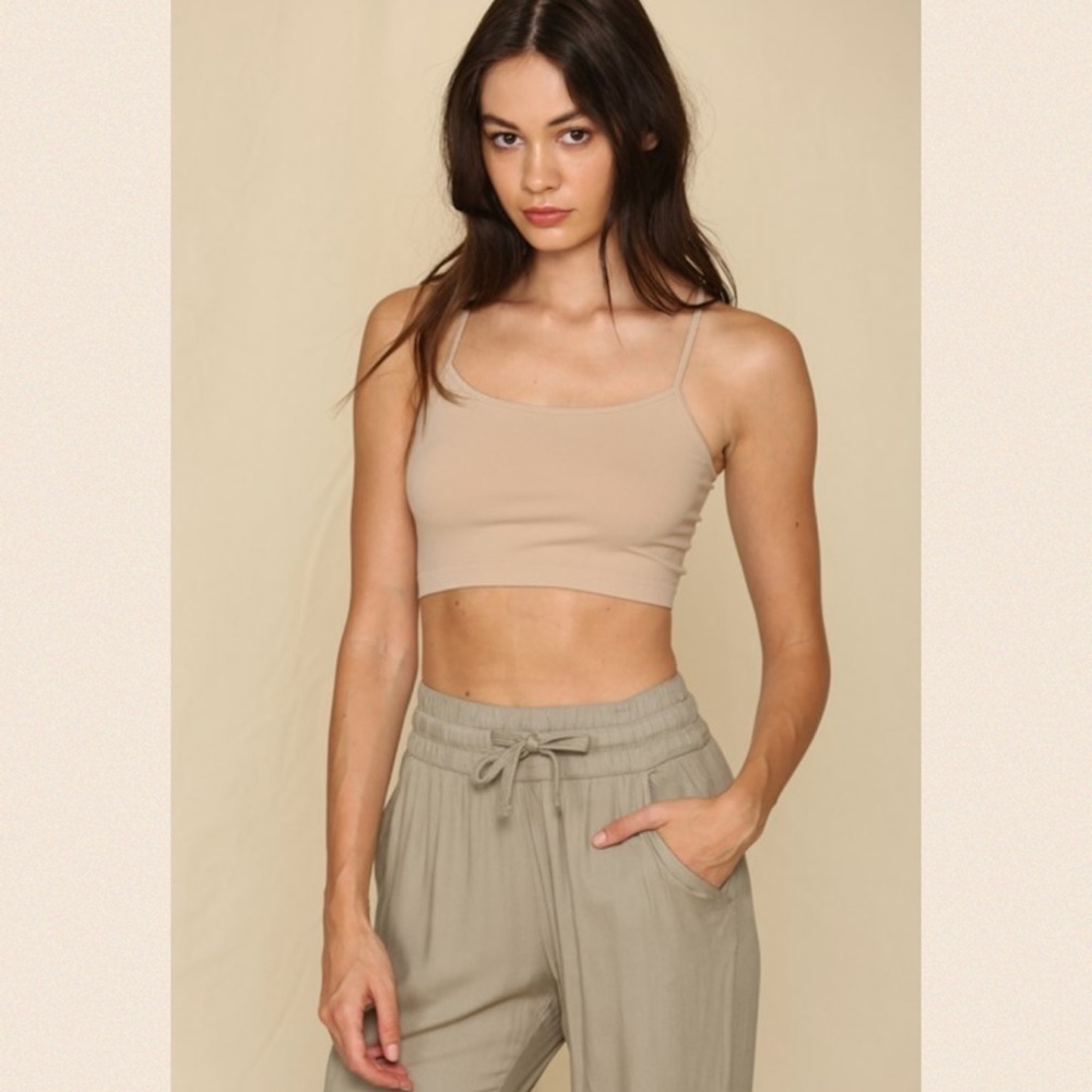 Light Taupe High Quality Seamless Brami